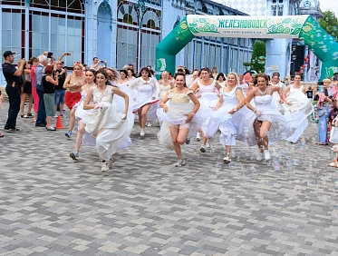 Забег невест прошёл в Железноводске 